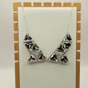 Swarovski Force Necklace Reversable Crystal / Black Crystal